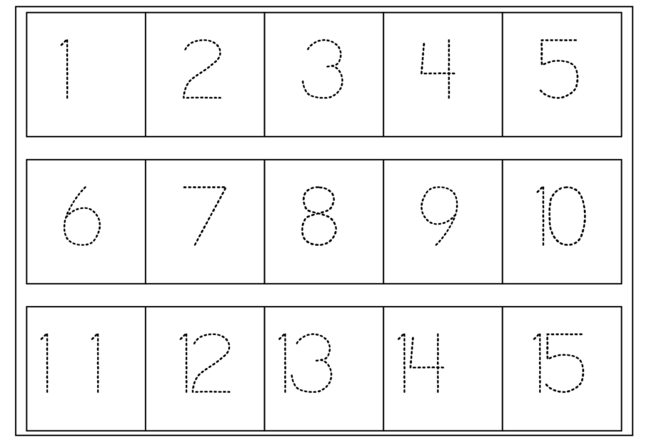 Number 15 Worksheets Printable Activity Shelter