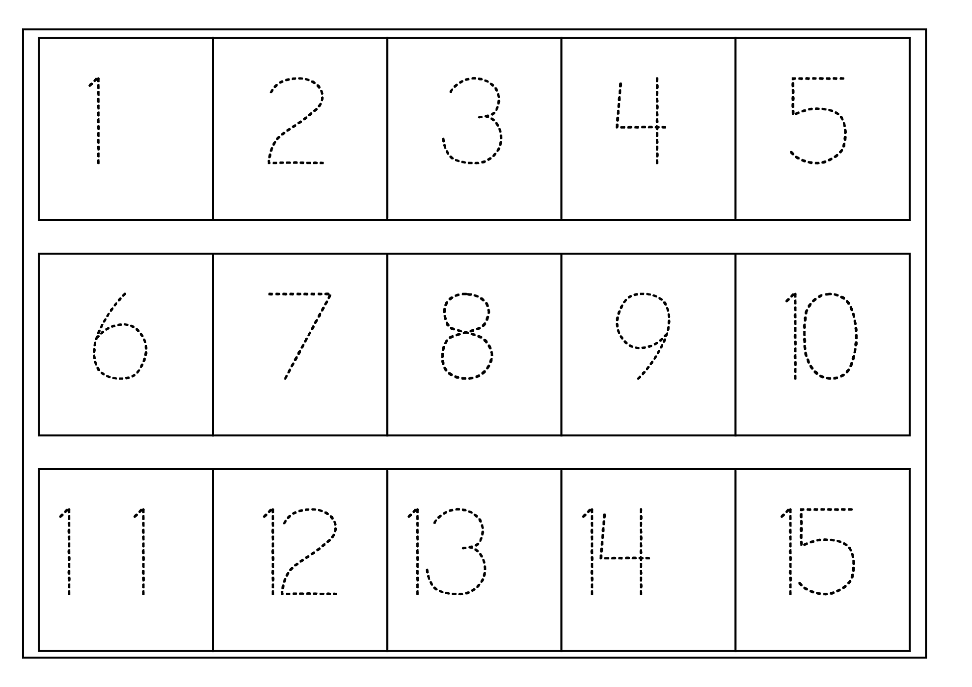 Number 15 Worksheets Printable Activity Shelter
