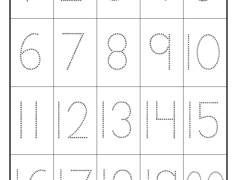 Number Tracing Practice 1 20 Tracing Worksheet Preschool Kindergarten Homeschool Number Writing Activity Etsy Australia