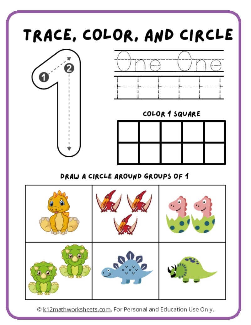 number tracing cards free printable