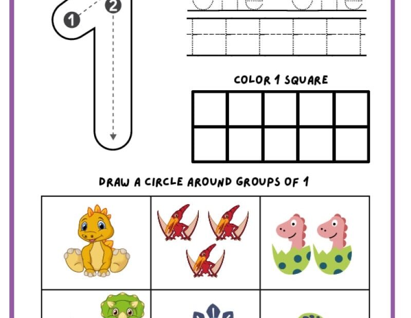 Number Tracing Worksheets