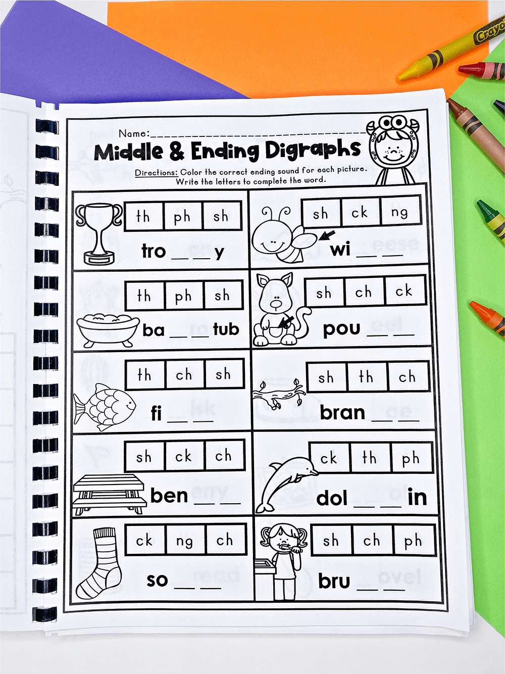 October Printables Second Grade Review Worksheets ELA Grammar Reading U0026 Math