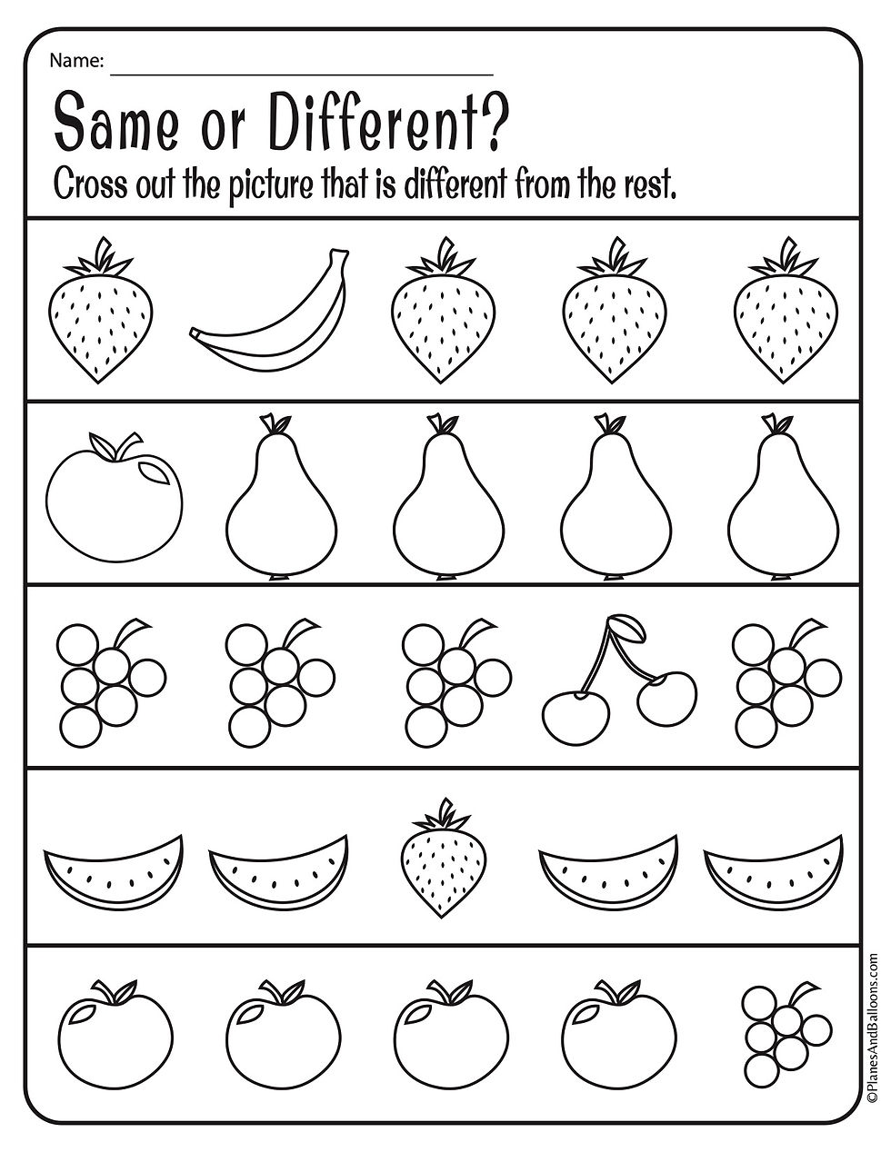 free printable preschool worksheets
