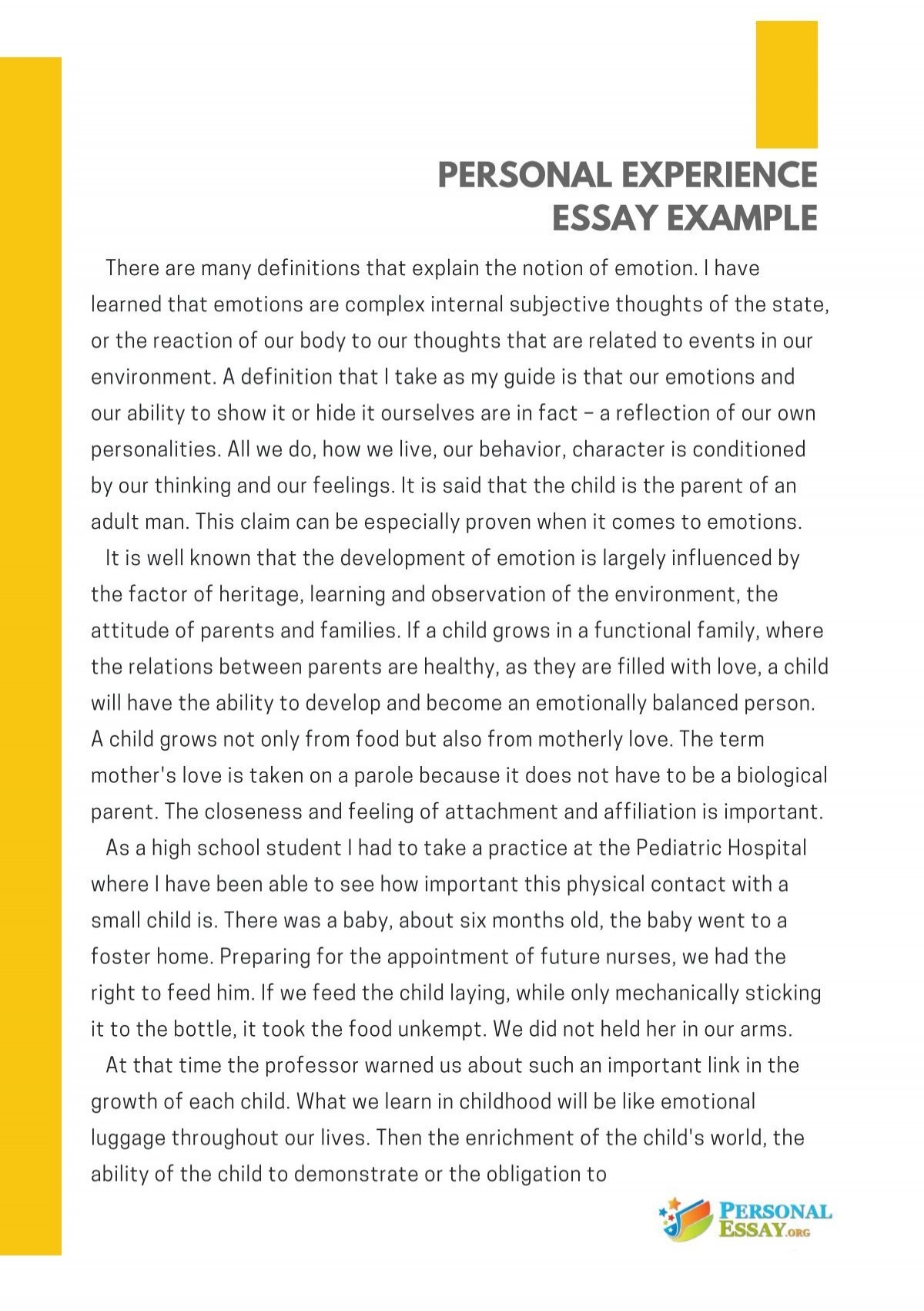 personal definition examples