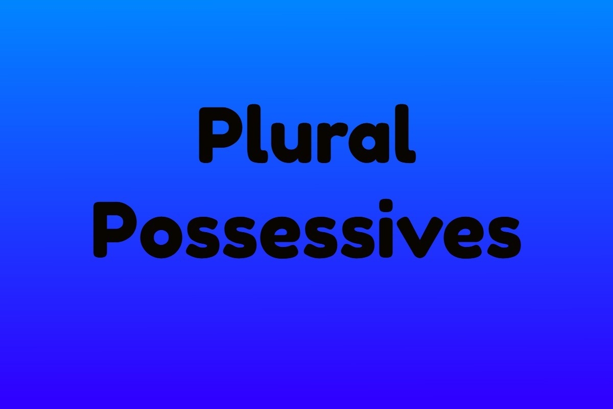 plural possessive construction