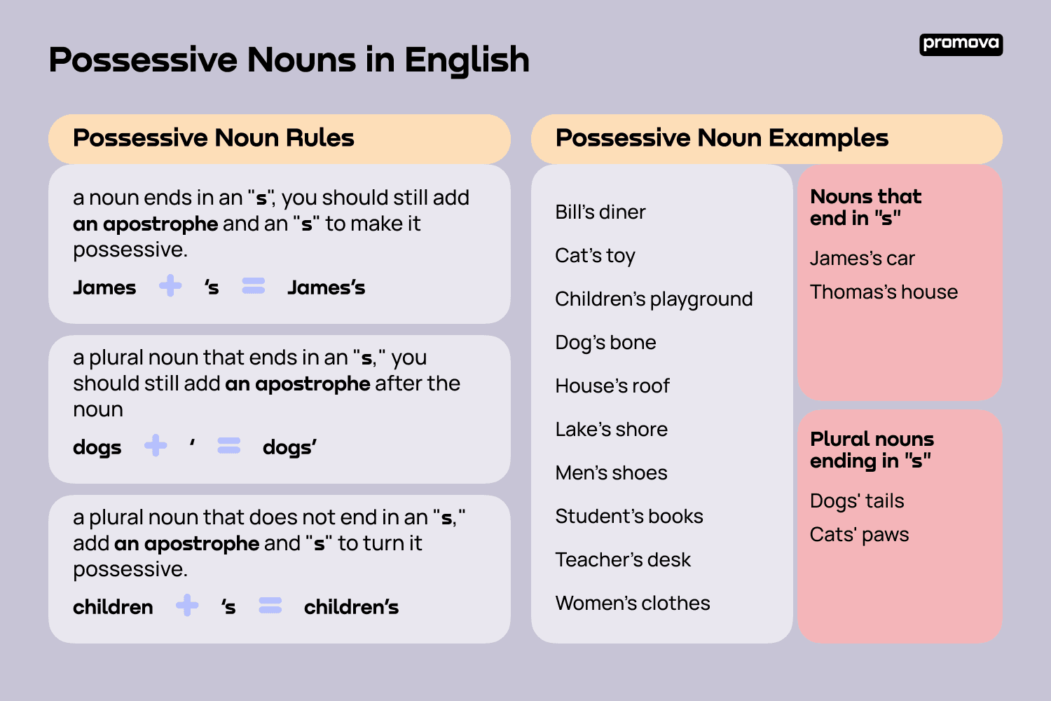 what is a possessive noun