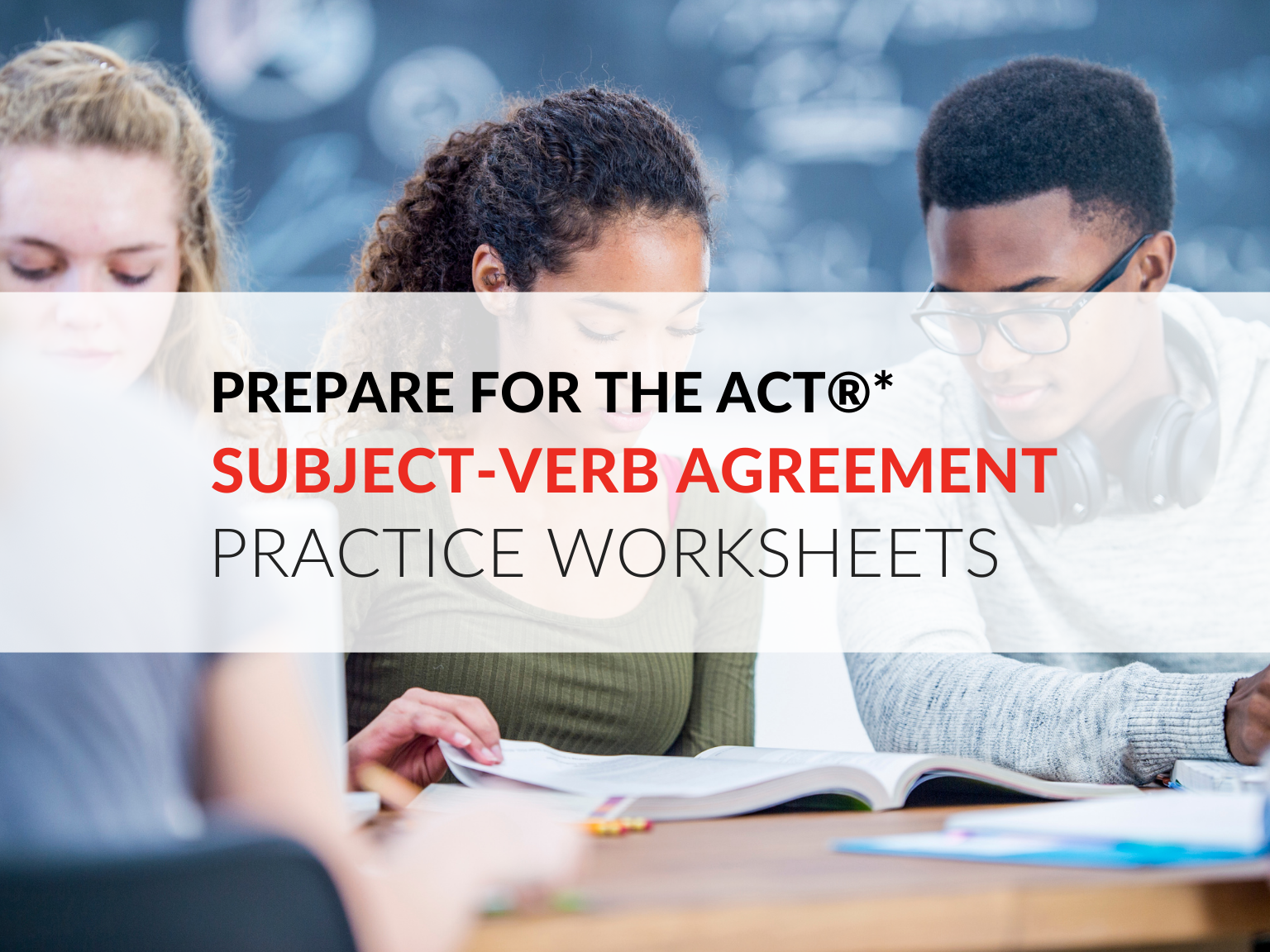 Prepare For The ACT With Subject Verb Agreement Practice Worksheets