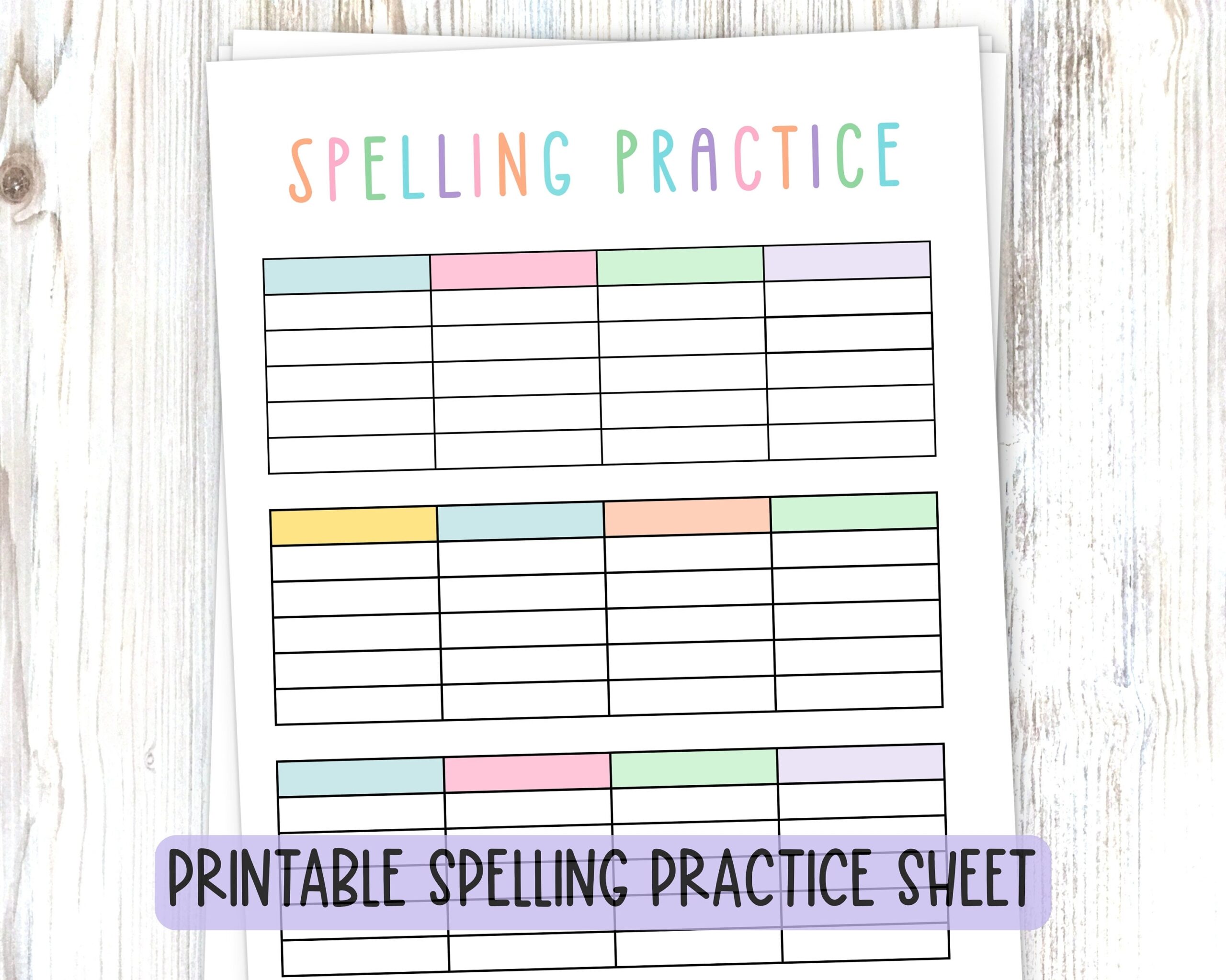 printable spelling worksheets for adults