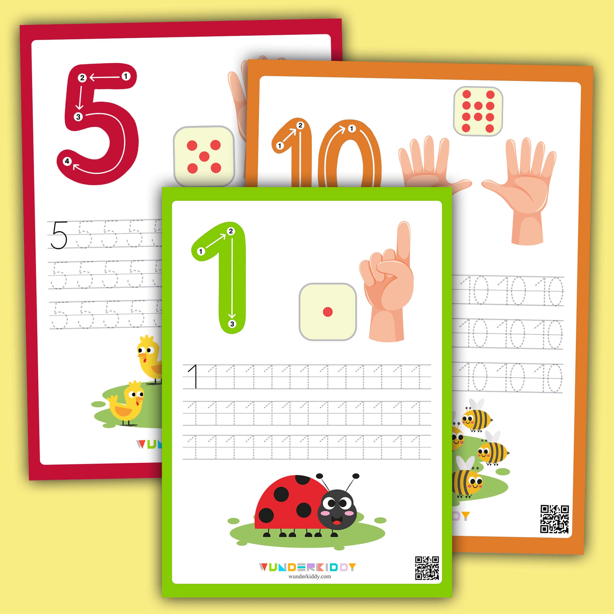 free printable number tracing paper