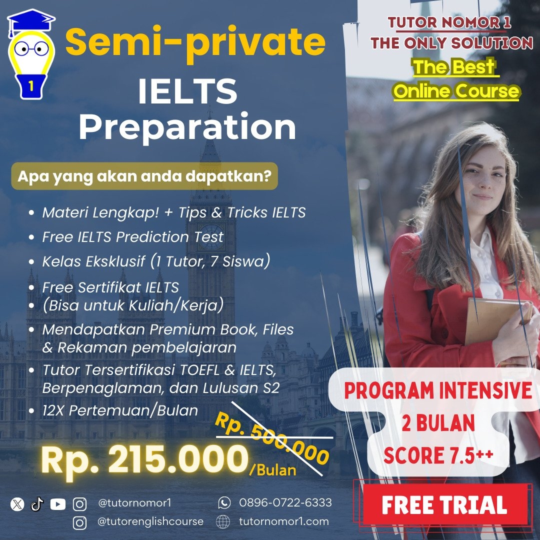 Program English And Math TERMURAH SEINDONESIA Tutor Nomor 1