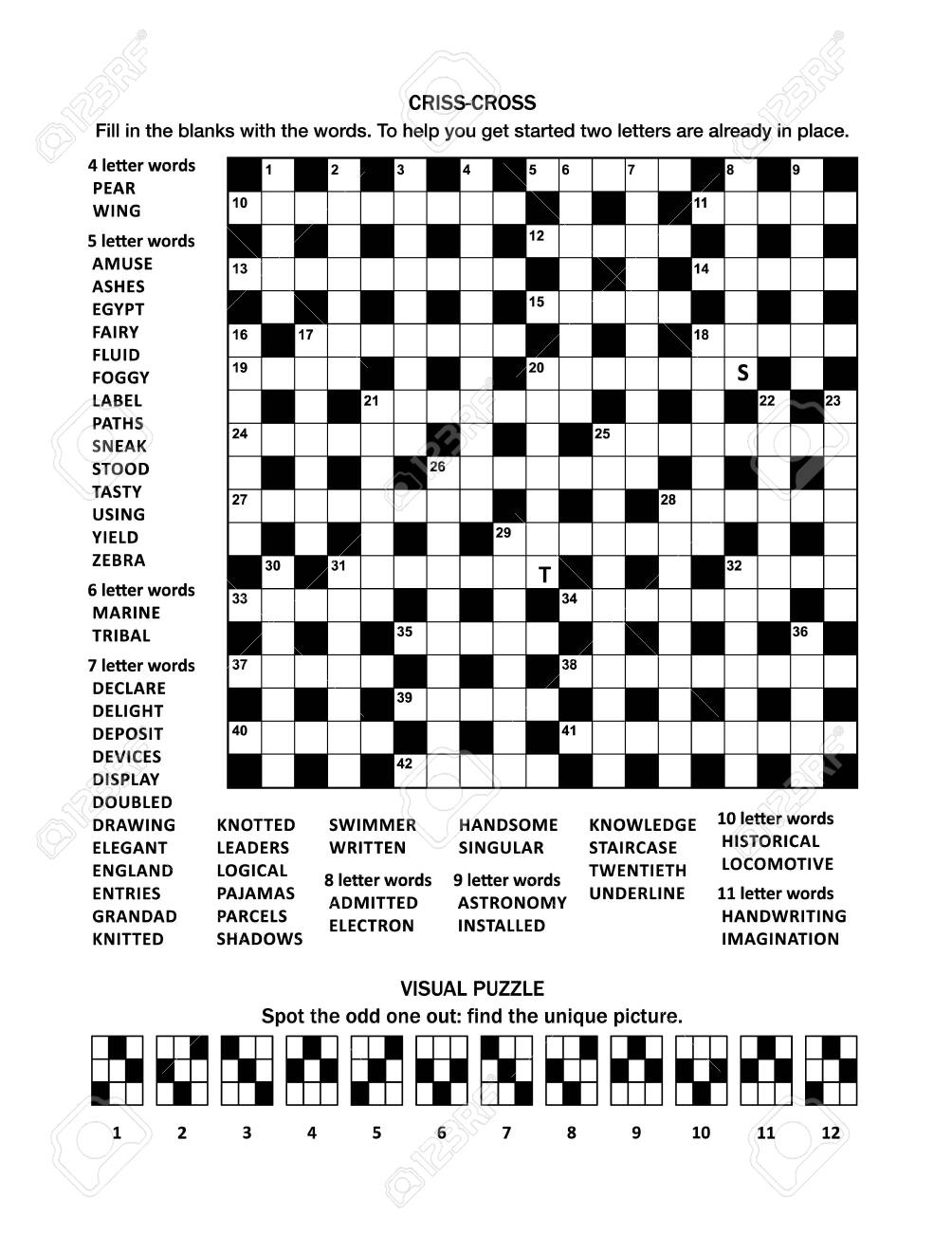 crossword fill ins free