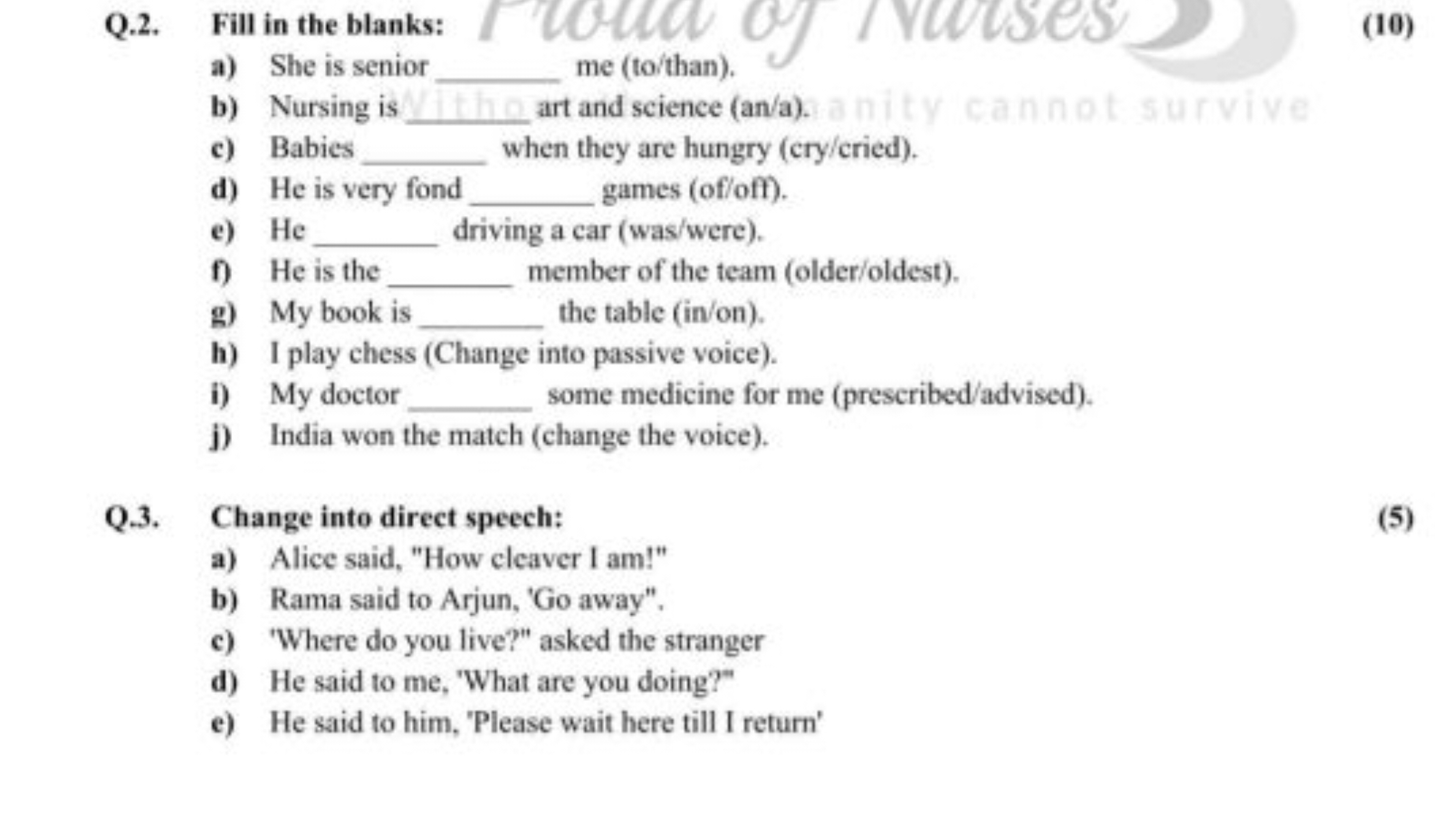 fill in the blanks examples