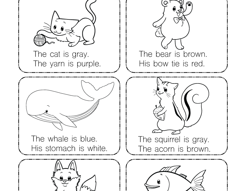 Read And Color Worksheet Free Printable Digital U0026 PDF