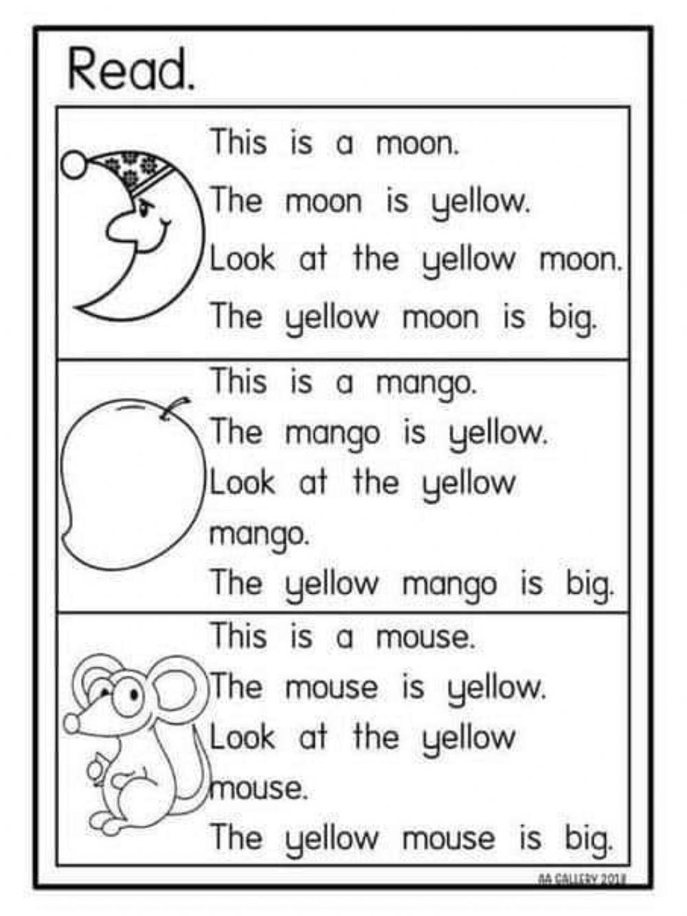 Read Easy Preschool Worksheet Live Worksheets Worksheets Library