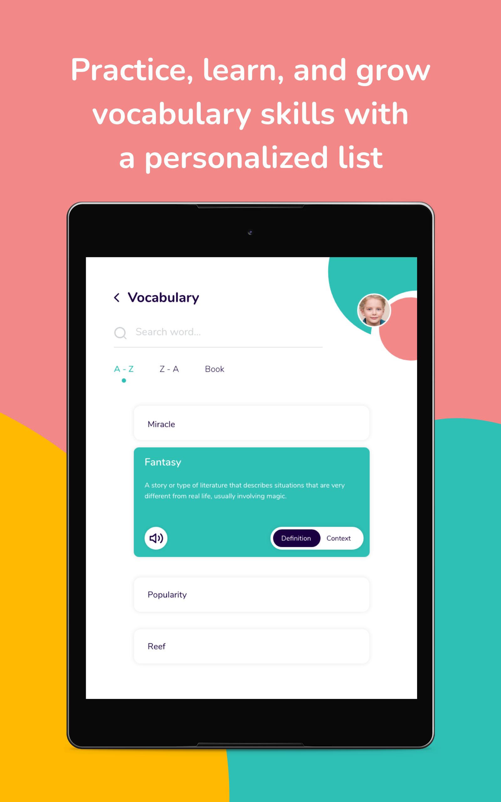 vocabulary a to z login