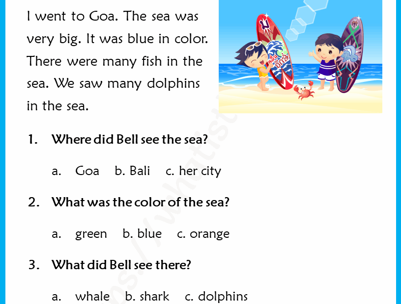 Reading Comprehension For Grade 2 Your Home Teacher