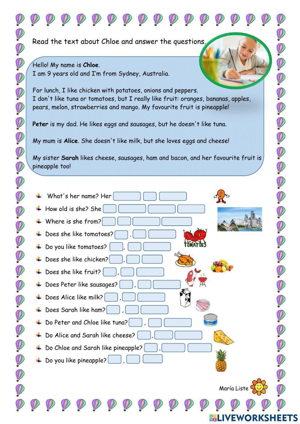 Reading Comprehension Multiple Choice Worksheet Live Worksheets Worksheets Library