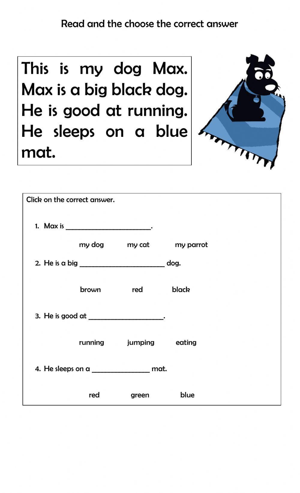 free reading comprehension assessment test