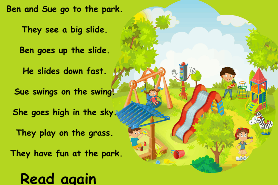 Reading Comprehension Passage For Kindergarten Level A Basic Level Free