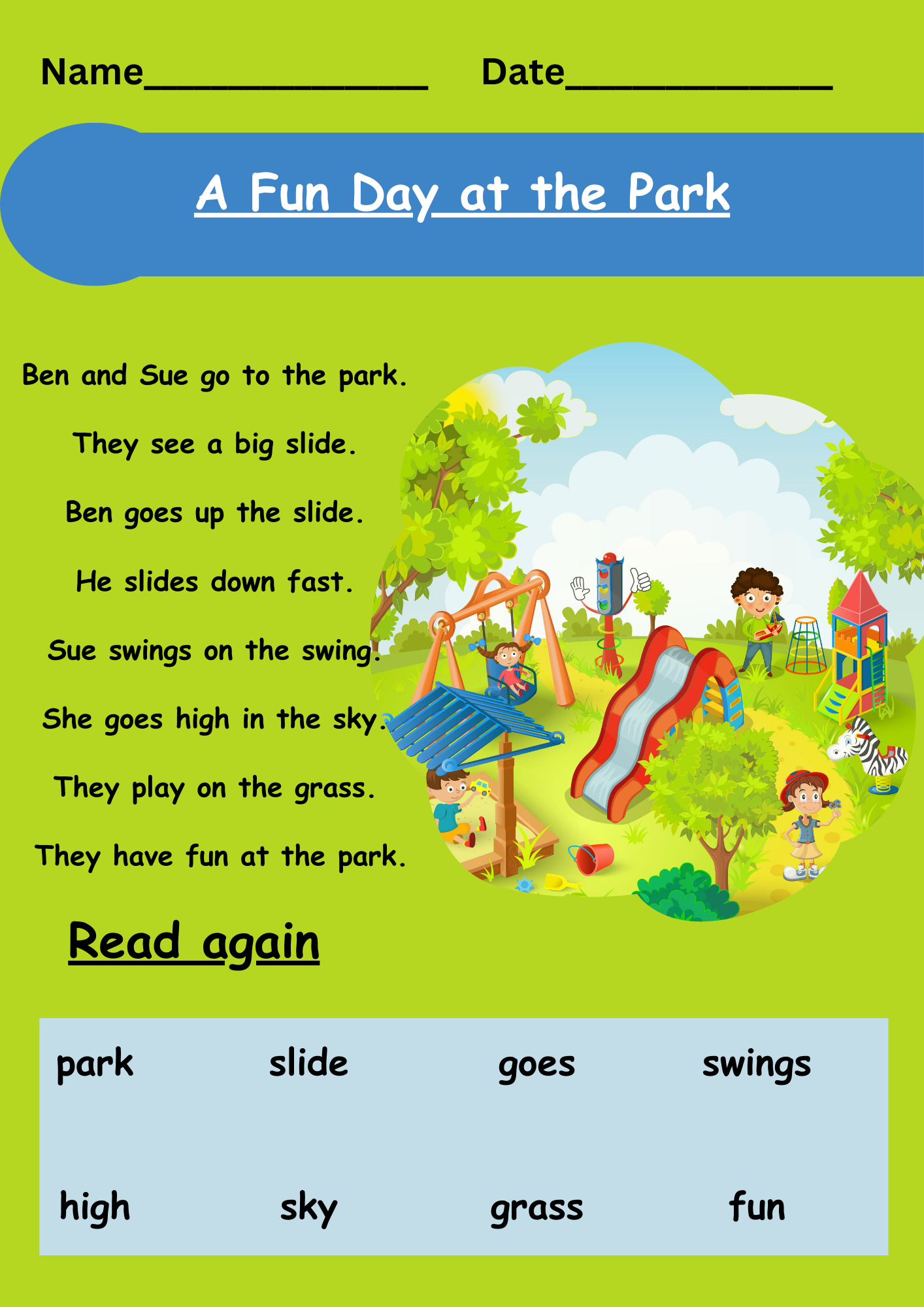free passages for reading comprehension