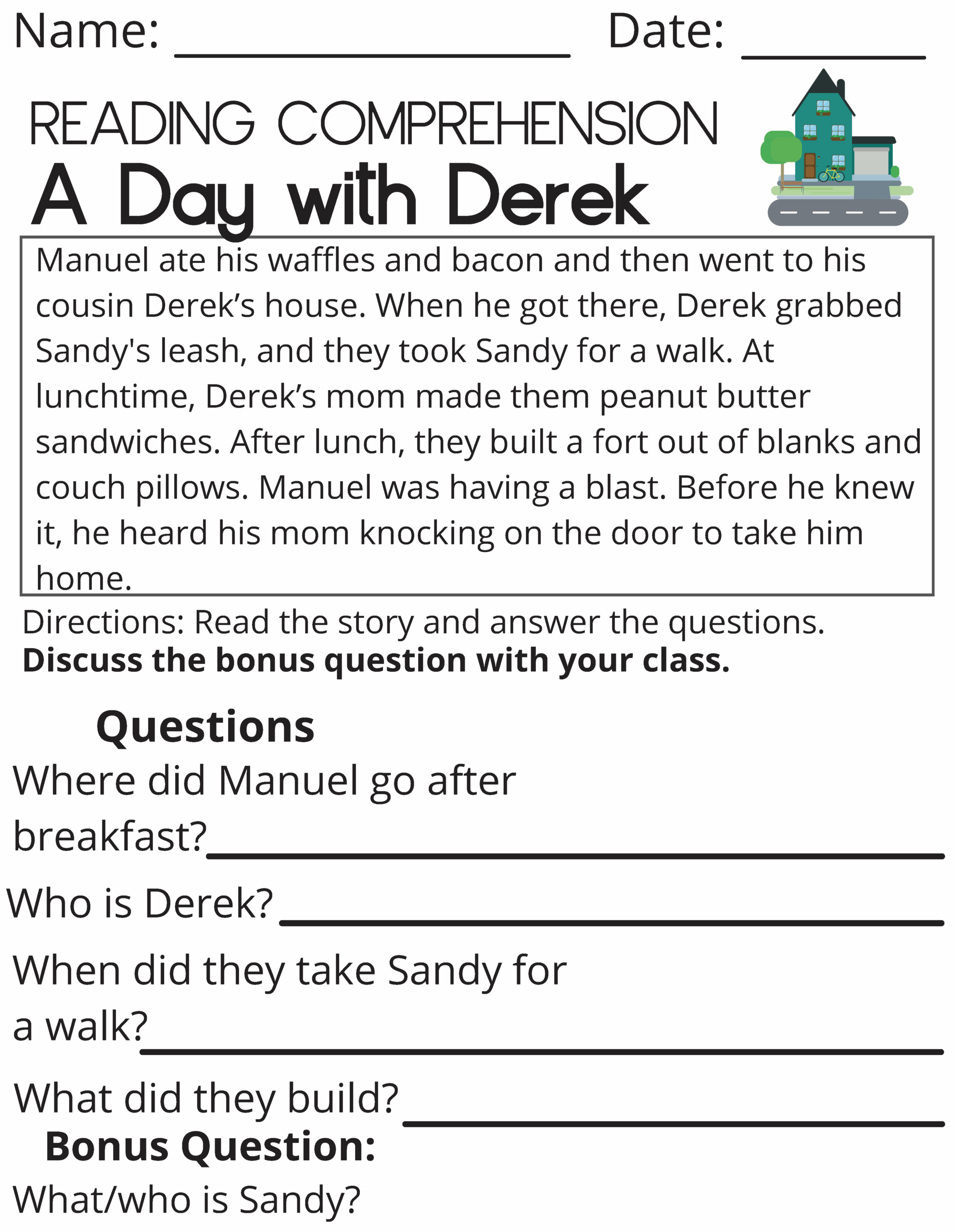 Reading Comprehension Passages 1st Through 3rd Grade Part 2 