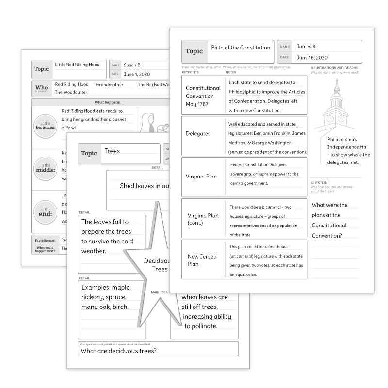 reading comprehension strategies examples