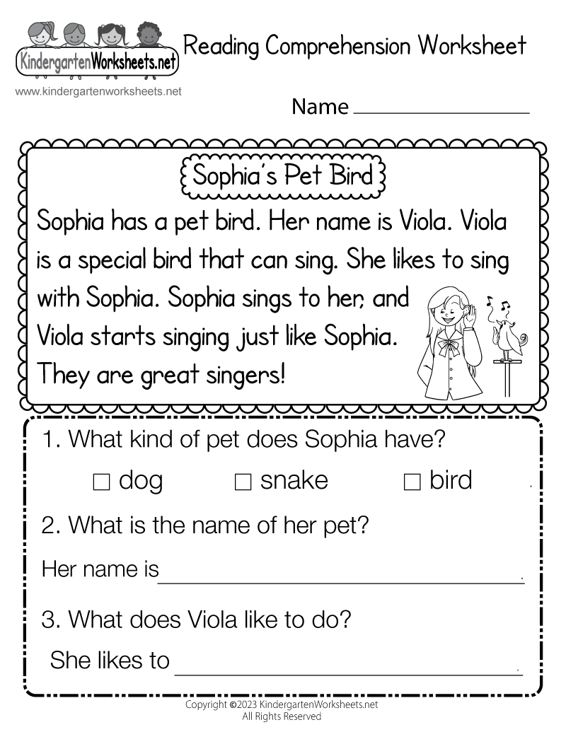 free science reading comprehension worksheets