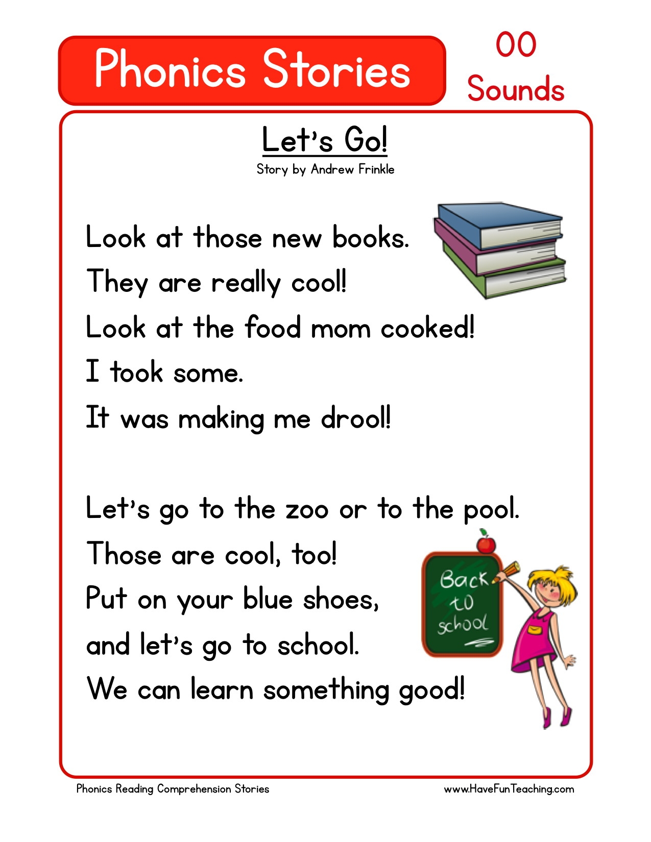 free reading comprehension worksheets kindergarten