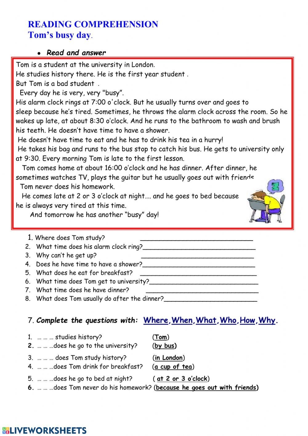 Reading Comprehension Worksheets 5Th Grade An Unforgettable Worksheets Library