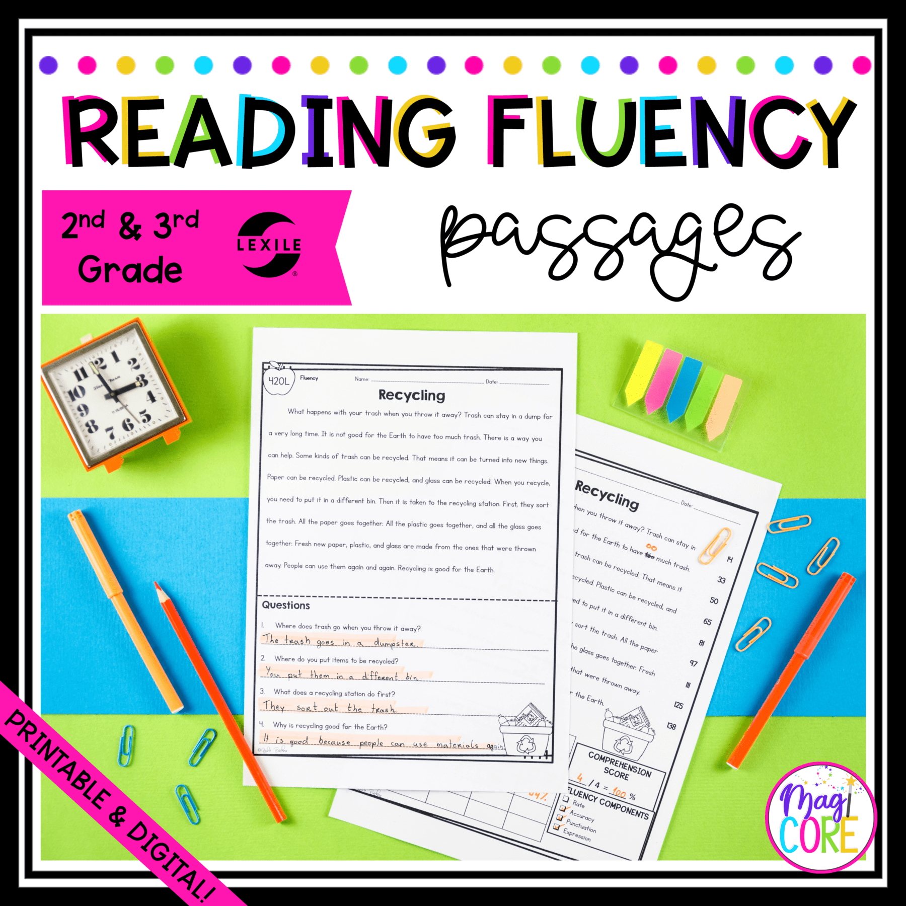 reading passage for 2nd grade