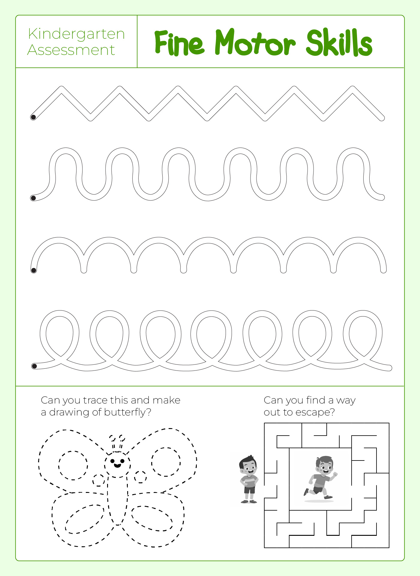 Reading Readiness Worksheet For Kindergarten 1st Grade Lesson Worksheets Library
