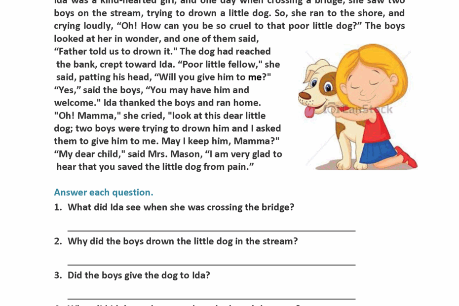 Reading Worksheets Second Grade Reading Worksheets Worksheets Library