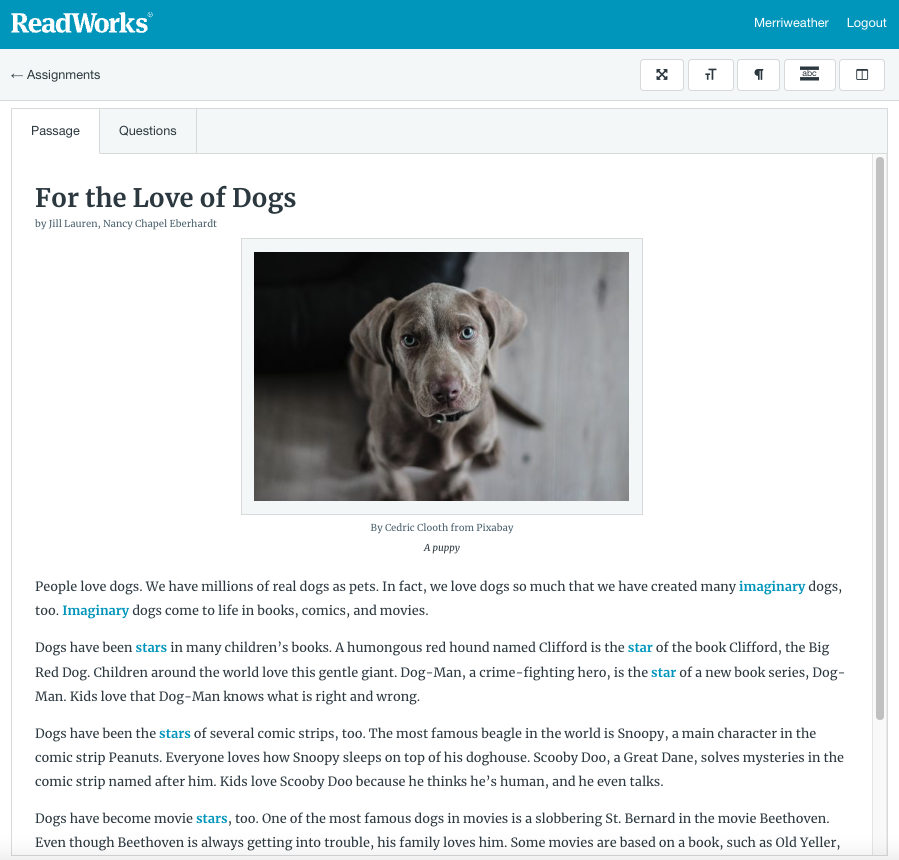 ReadWorks Blog ReadWorks K12 Reading Instruction That Works