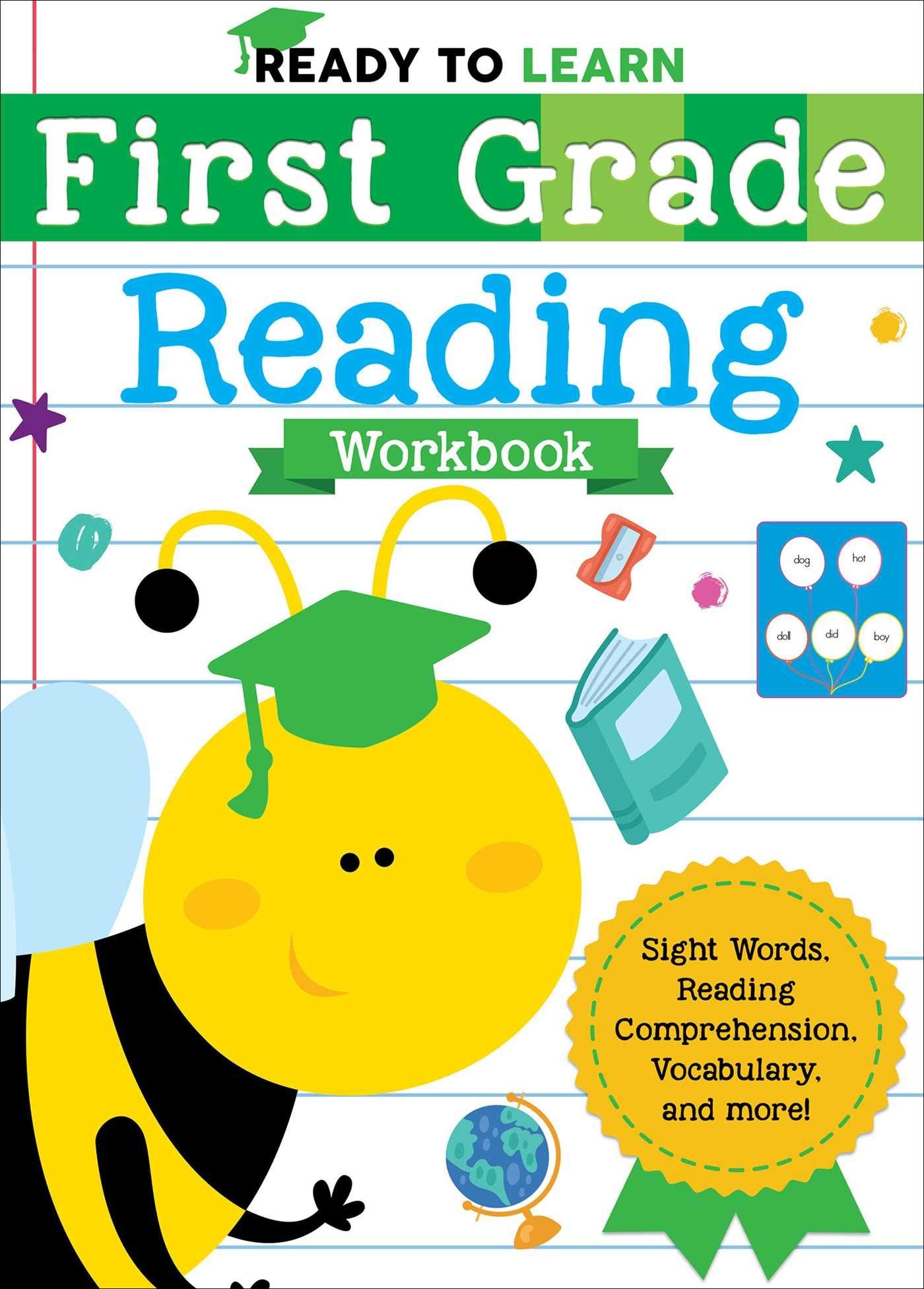 Ready To Learn First Grade Reading Workbook Sight Words Reading 