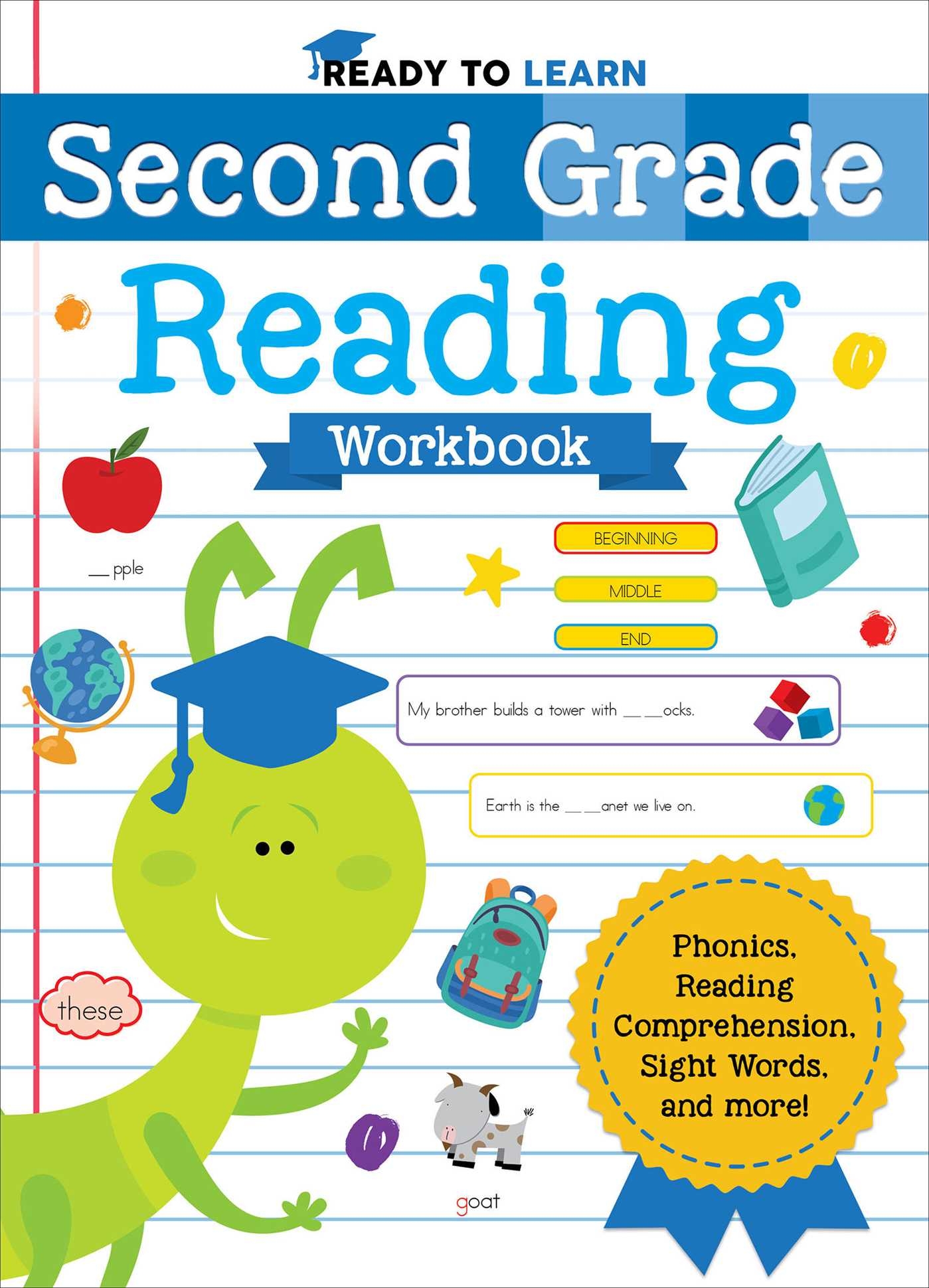 Ready To Learn Second Grade Reading Workbook Book By Editors Of Silver Dolphin Books Official Publisher Page Simon U0026 Schuster