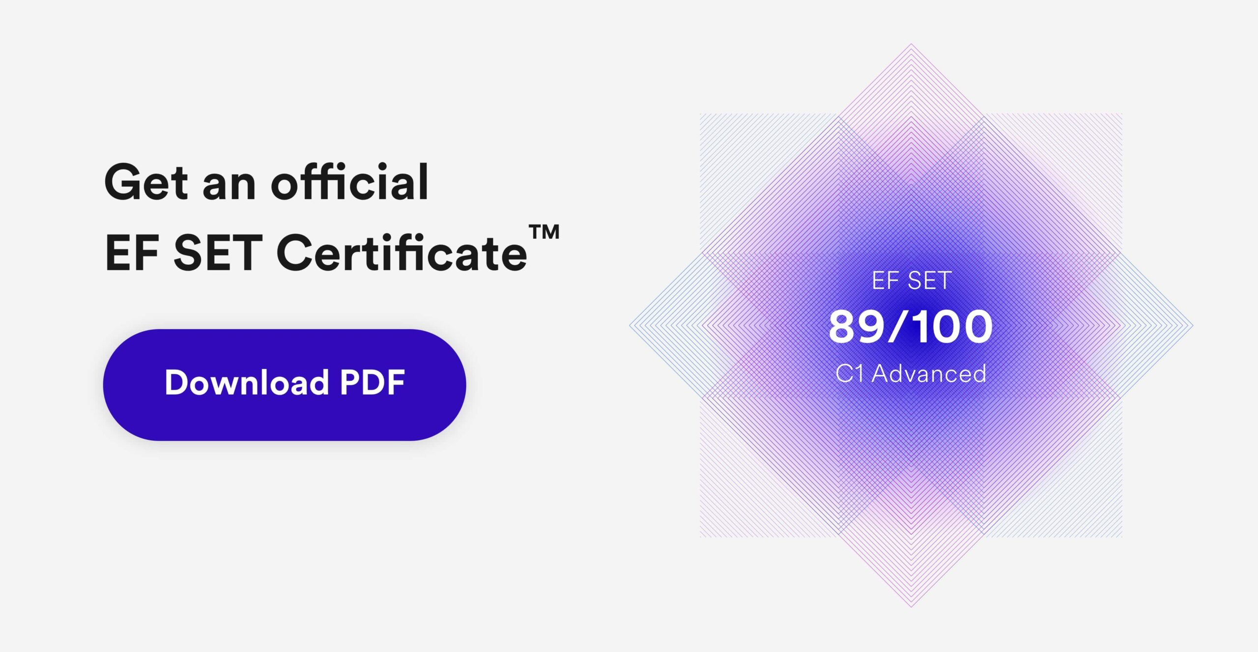 Receive An Internationally Recognized English Certificate EF SET Certificate
