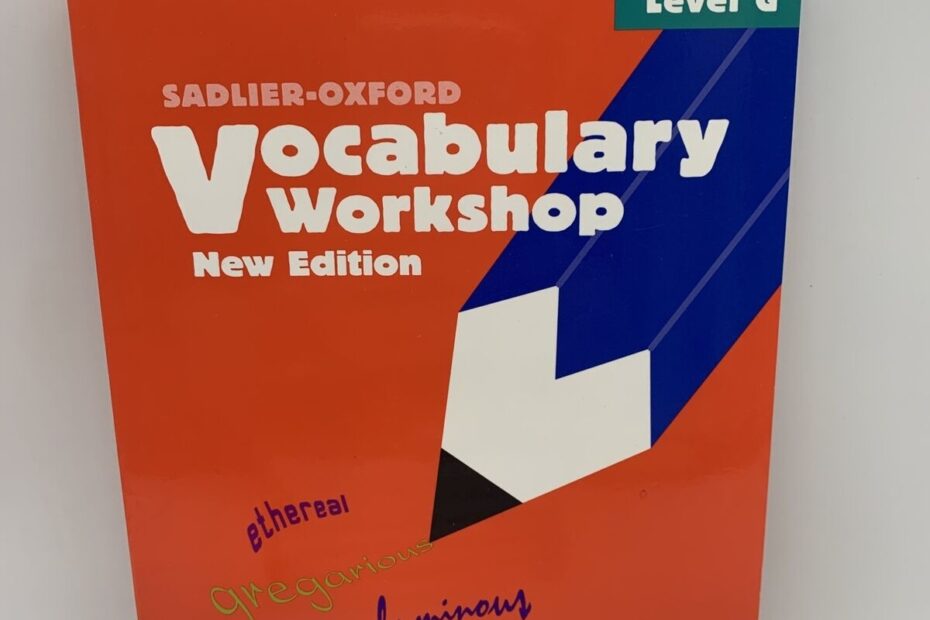 Sadlier Oxford Vocabulary Workshop Student Text Level G New Edition
