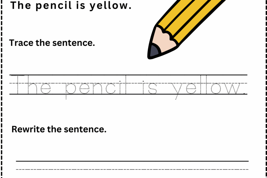 Sentence Writing Worksheets Free Printables