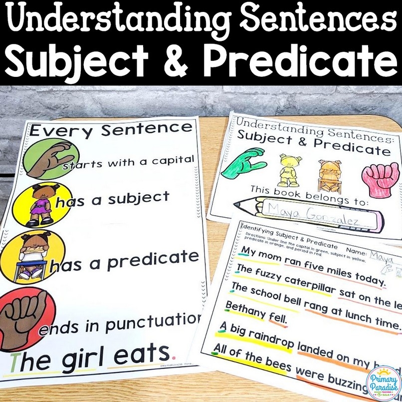 identifying subjects and predicates