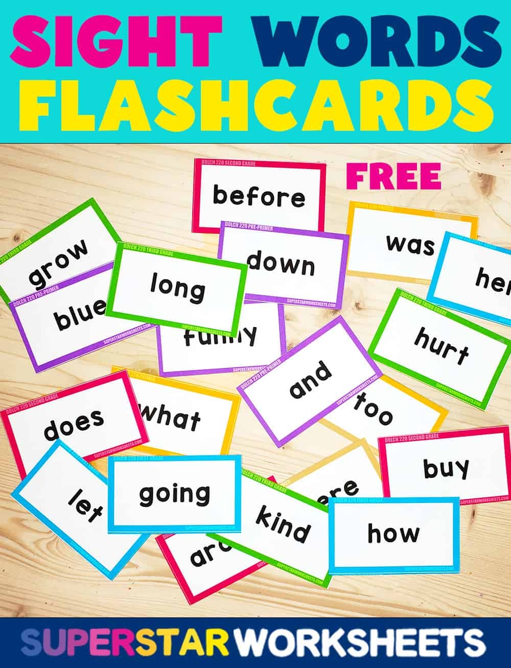 free printable vocabulary flash cards