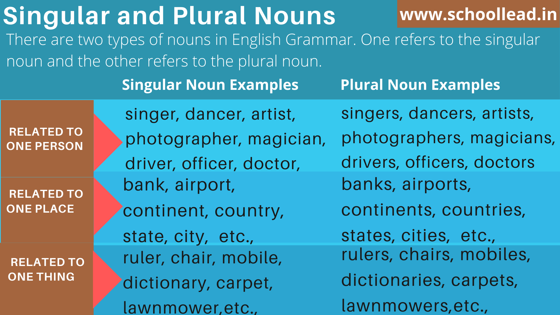 plural noun meaning and examples