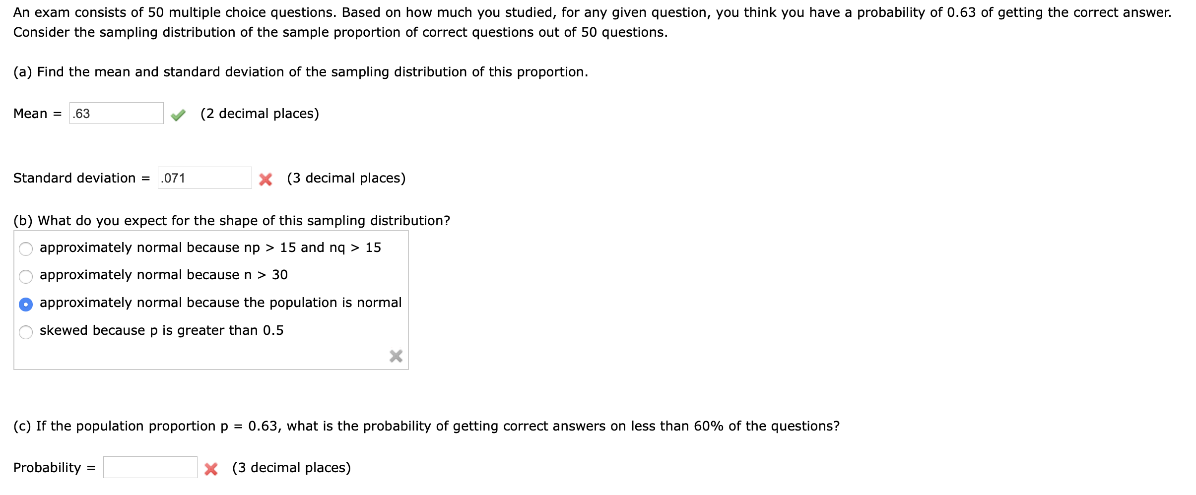 50 multiple choice questions and answers