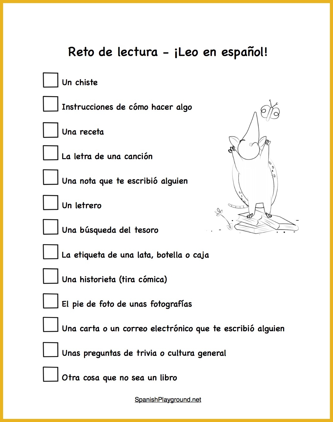 Spanish Reading Practice 15 Things To Read Spanish Playground