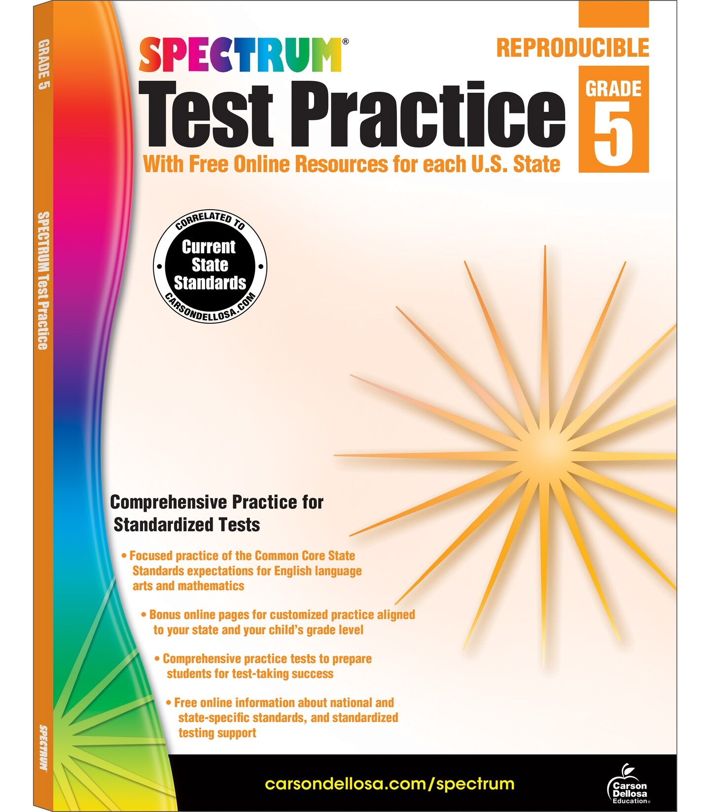 Spectrum Test Practice 5th Grade Workbooks All Subjects Math Language Arts Reading Comprehension Grammar Spelling Vocabulary And Writing Practice Classroom Or Homeschool Curriculum Michaels