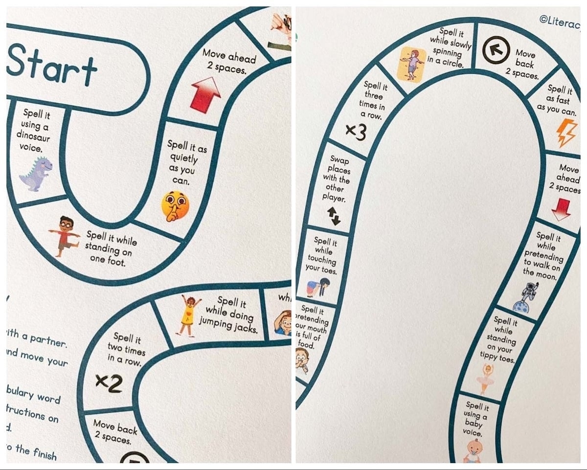 spelling games using your own words
