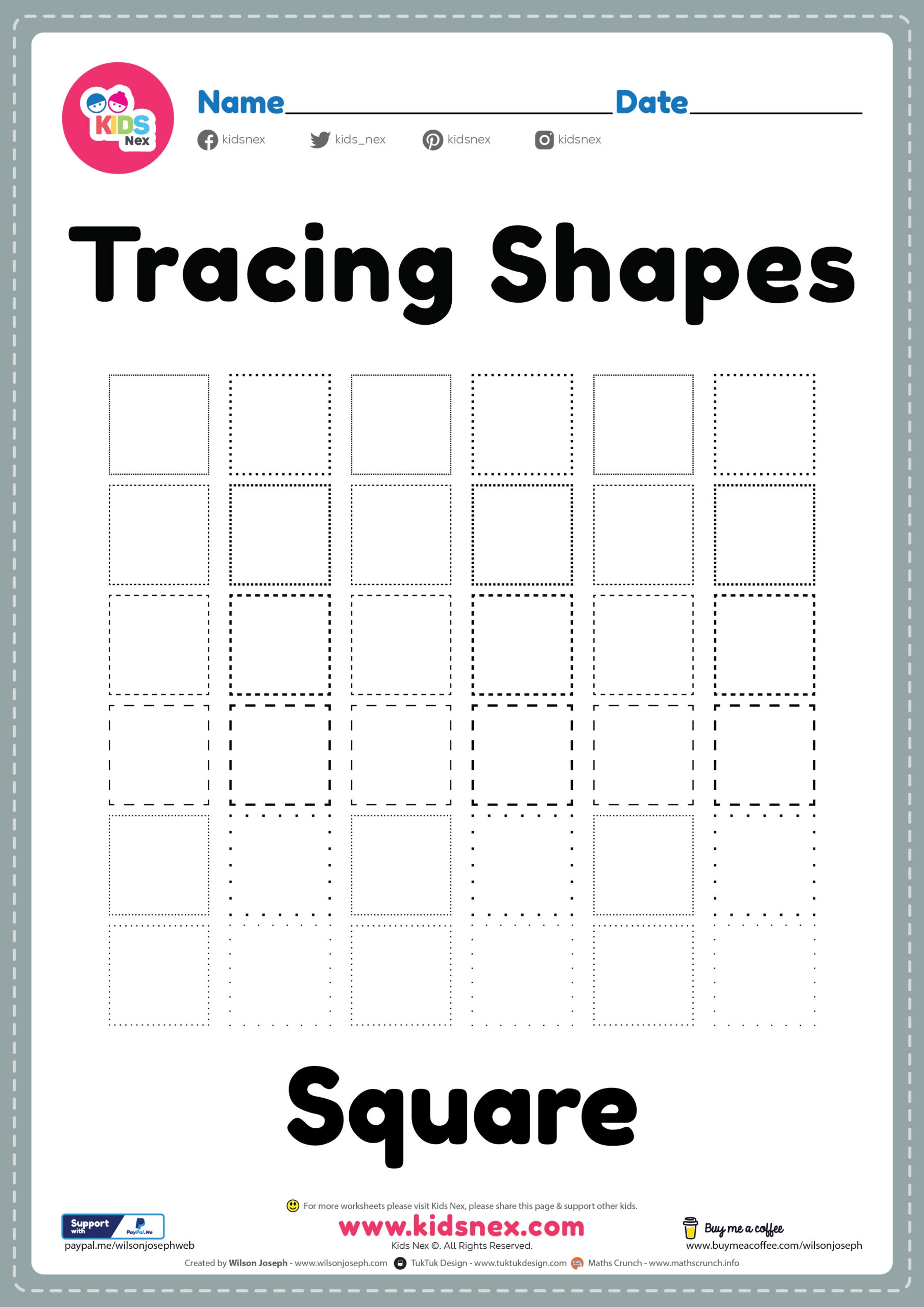 free tracing worksheets
