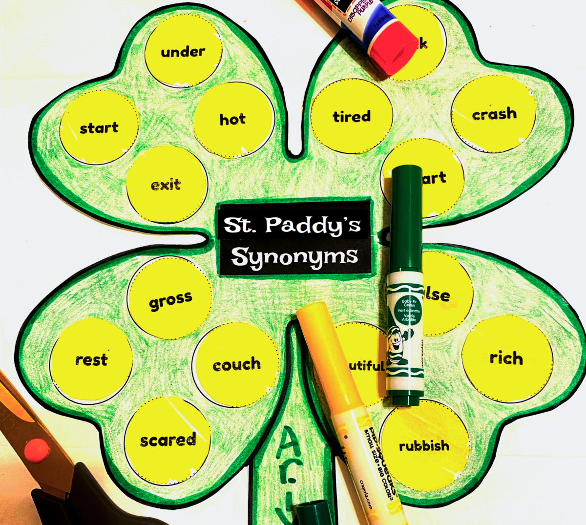 St Paddy s Synonyms St Patrick s Day Craft Teach Starter