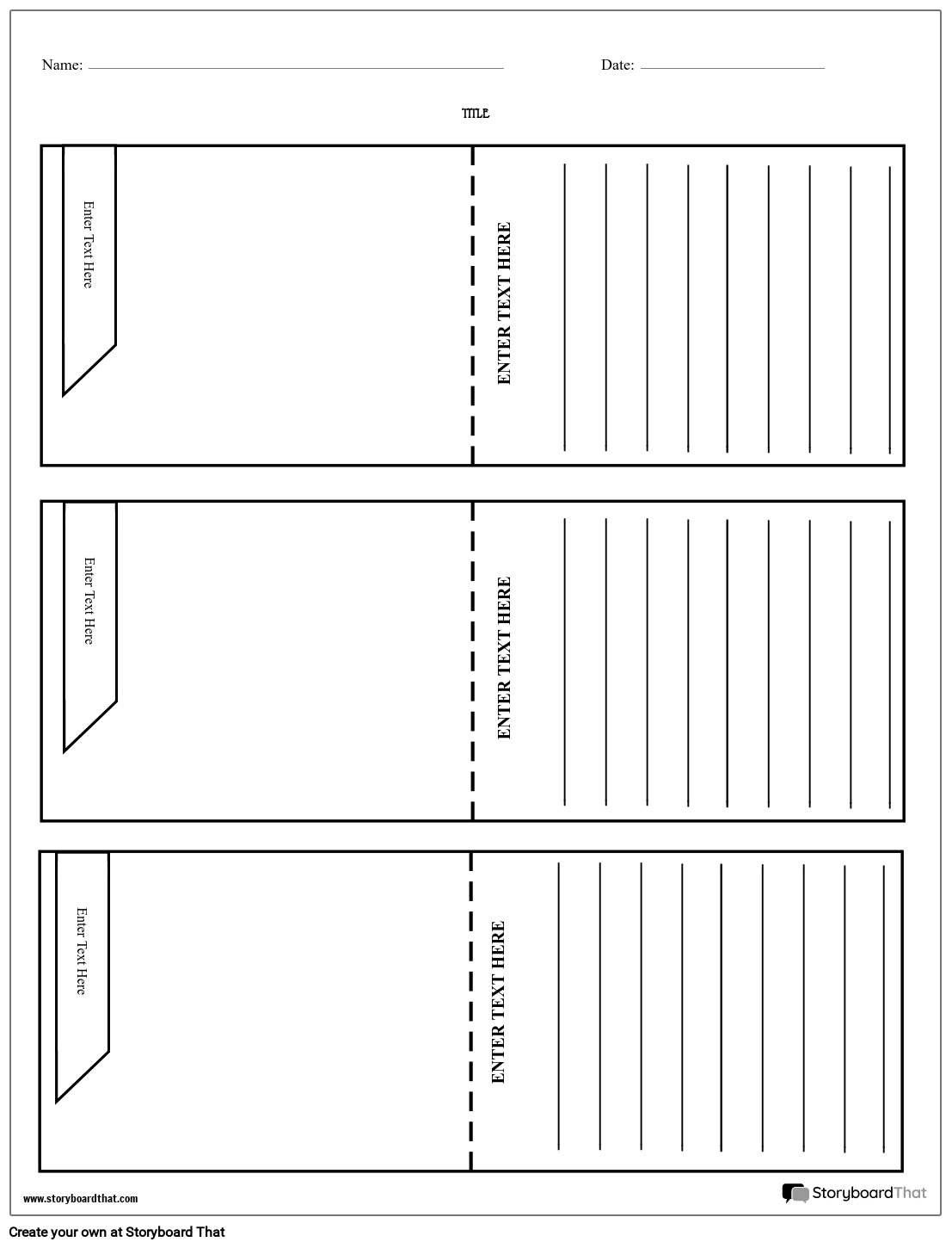 vocabulary cards template