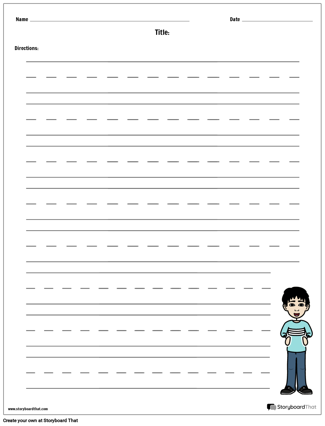 free printable practice writing sheets