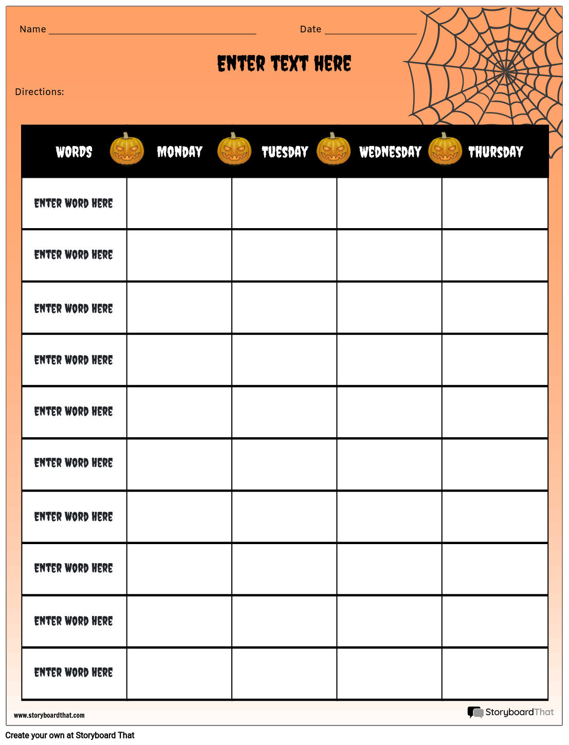 spelling word practice sheets free